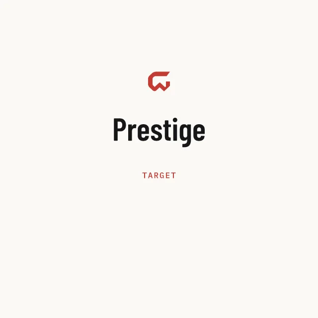 Target: Prestige