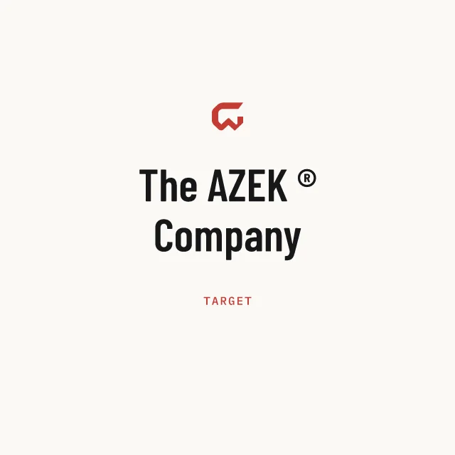 Target: The AZEK ® Company