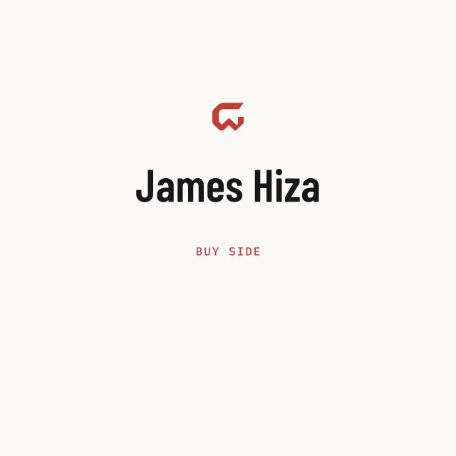 Buy side: James Hiza