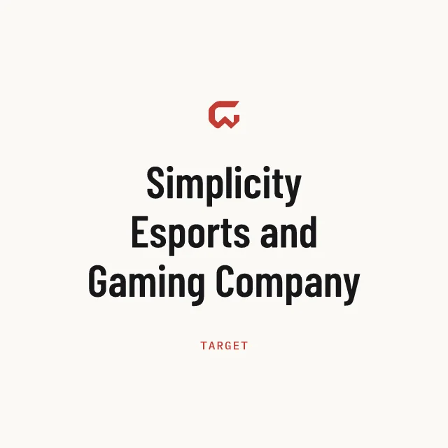 Target: Simplicity Esports and Gaming Company
