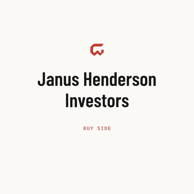 Buy side: Janus Henderson Investors