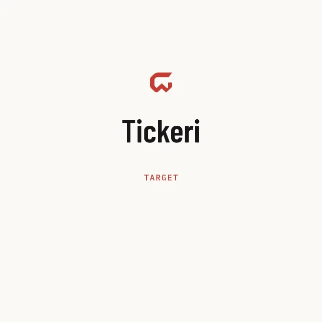 Target: Tickeri