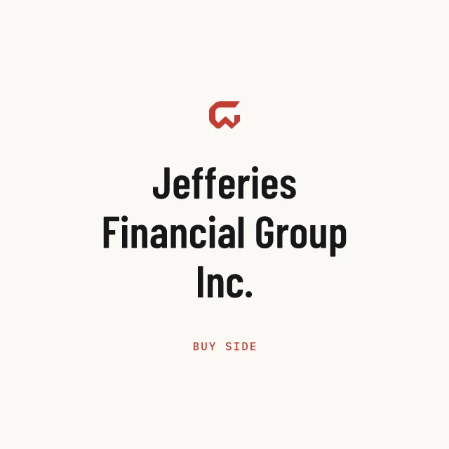 Buy side: Jefferies Financial Group Inc.