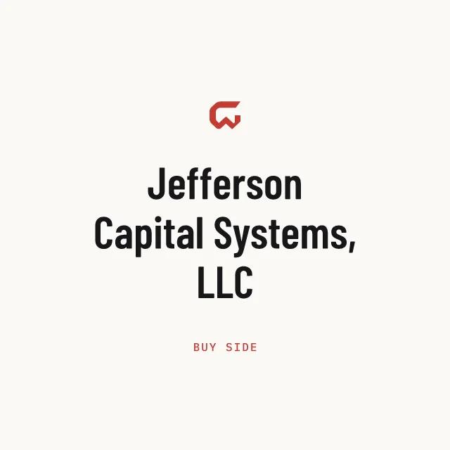 Buy side: Jefferson Capital Systems, LLC