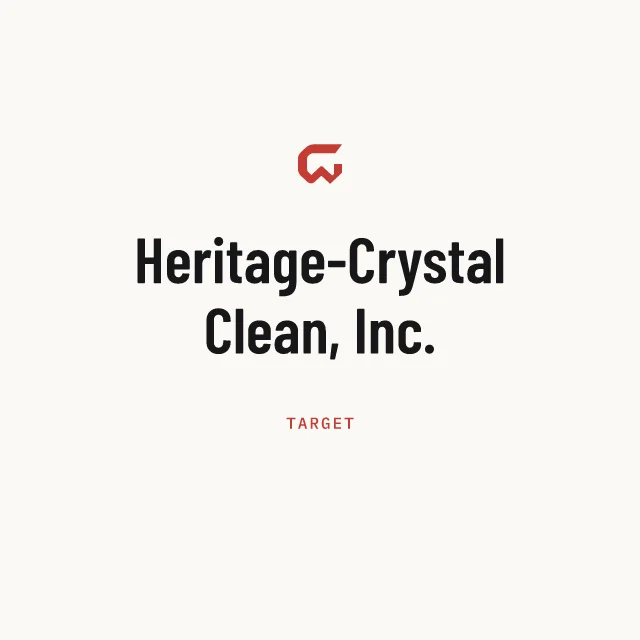 Target: Heritage-Crystal Clean, Inc.