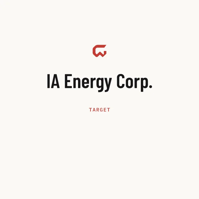 Target: IA Energy Corp.