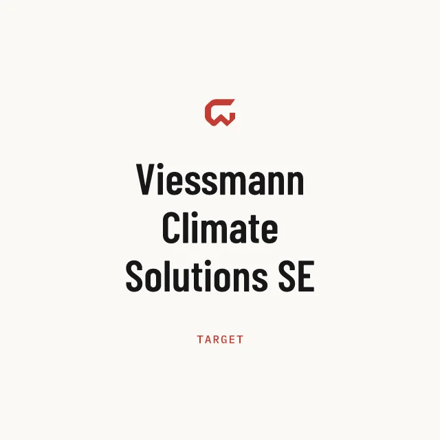 Target: Viessmann Climate Solutions SE