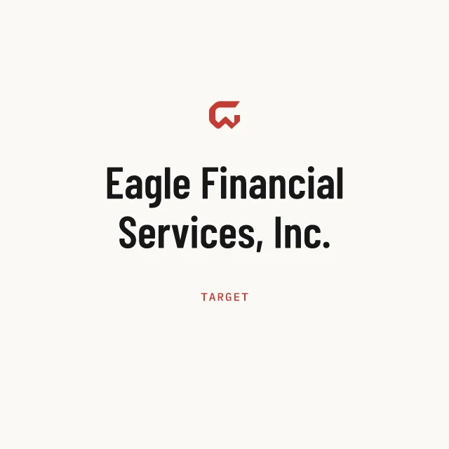 Target: Eagle Financial Services, Inc.