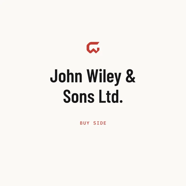 Buy side: John Wiley & Sons Ltd.