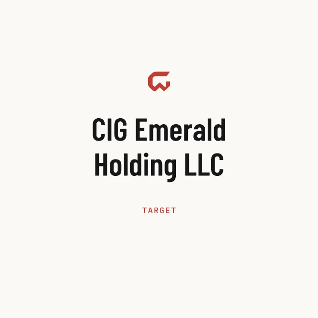 Target: CIG Emerald Holding LLC