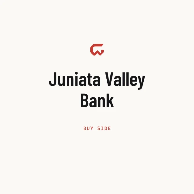 Buy side: Juniata Valley Bank
