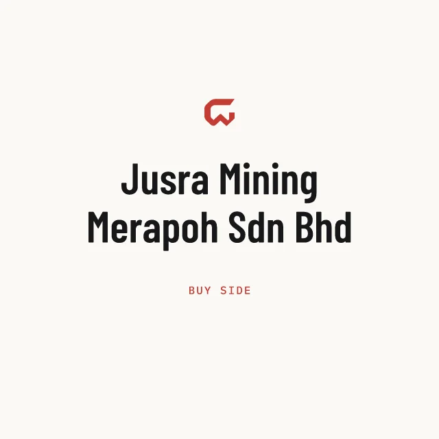 Buy side: Jusra Mining Merapoh Sdn Bhd