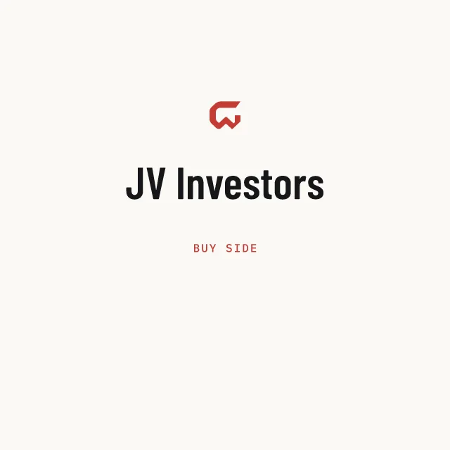 Buy side: JV Investors
