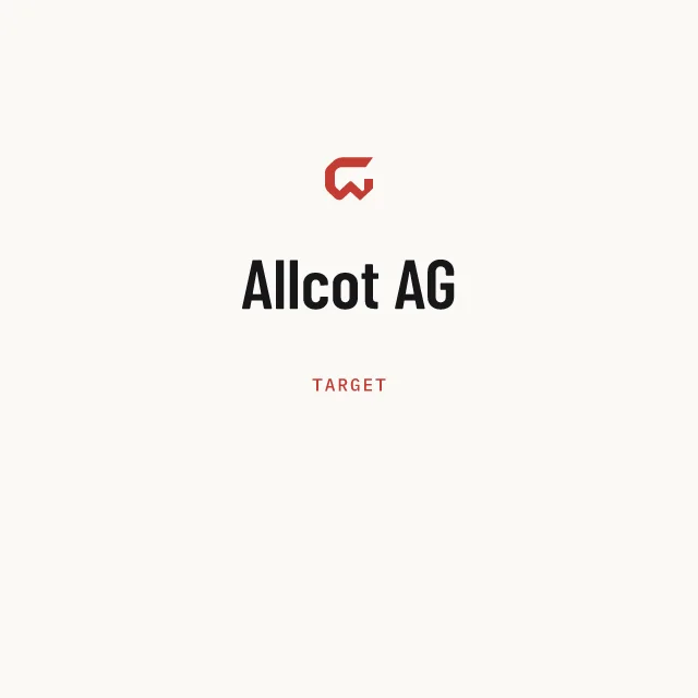 Target: Allcot AG