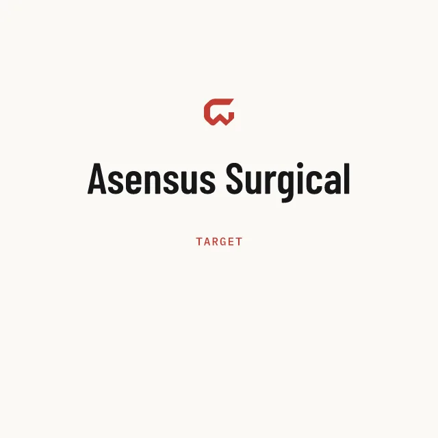 Target: Asensus Surgical