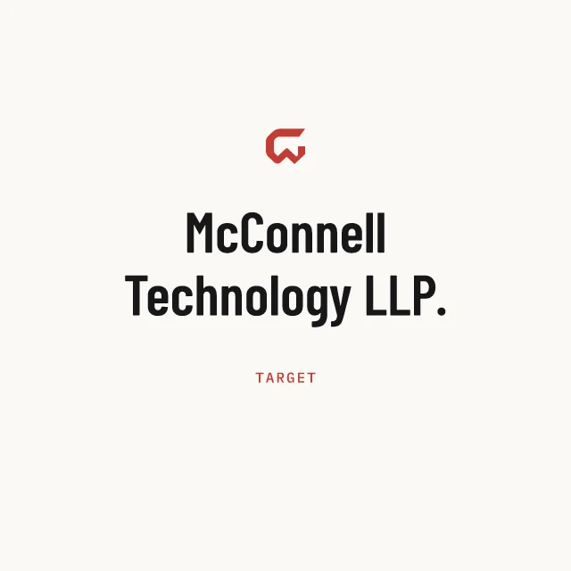 Target: McConnell Technology LLP.