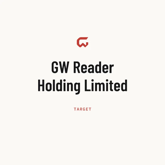 Target: GW Reader Holding Limited