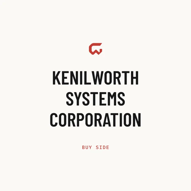 Buy side: KENILWORTH SYSTEMS CORPORATION