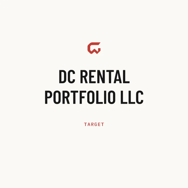 Target: DC RENTAL PORTFOLIO LLC