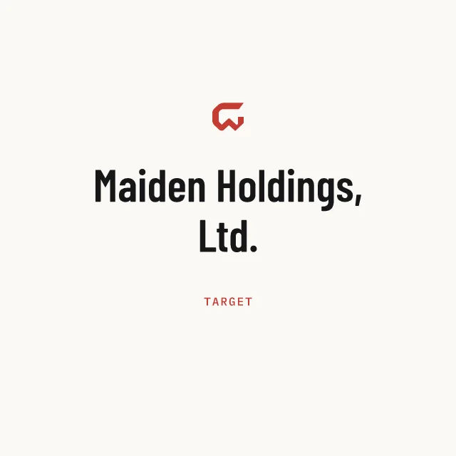 Target: Maiden Holdings, Ltd.