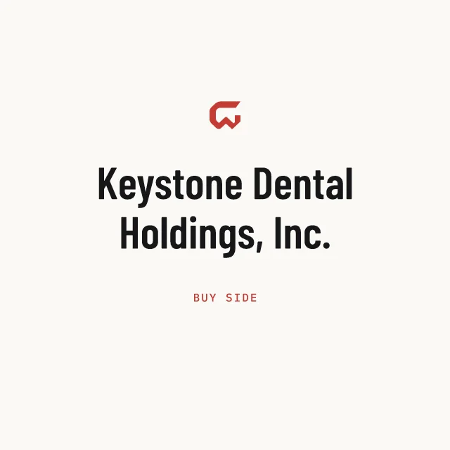 Buy side: Keystone Dental Holdings, Inc.