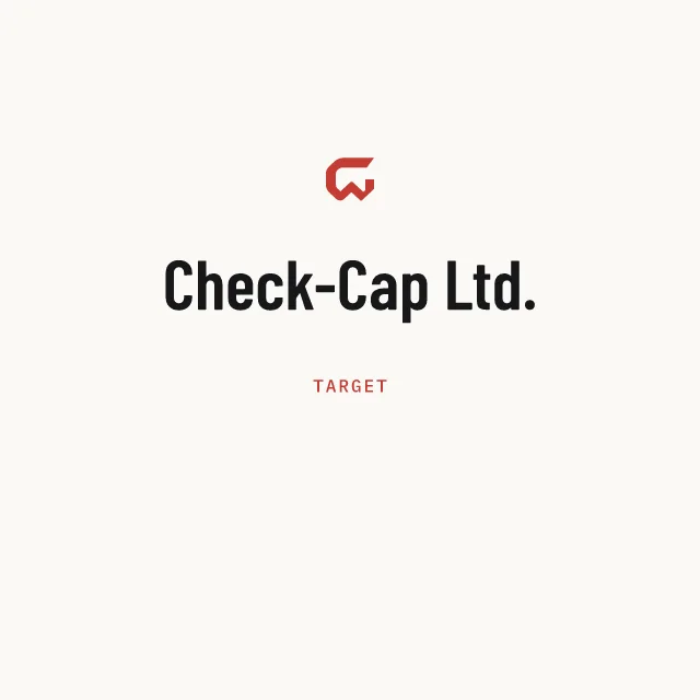 Target: Check-Cap Ltd.