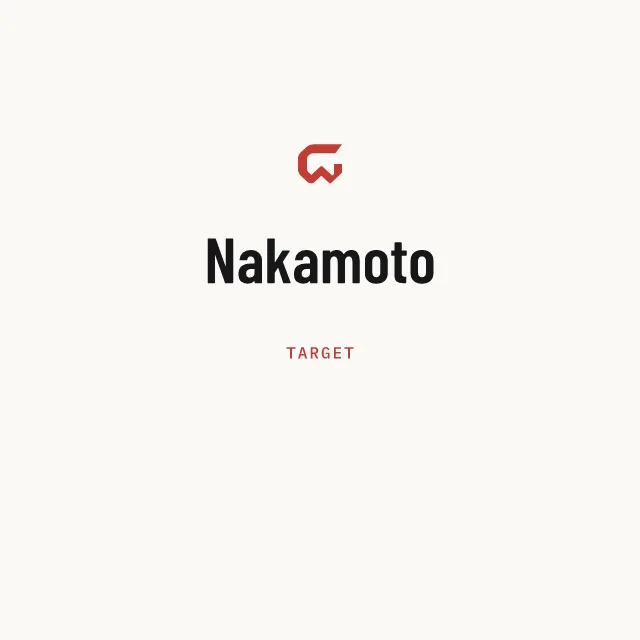 Target: Nakamoto