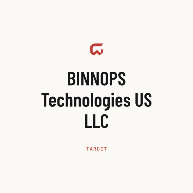 Target: BINNOPS Technologies US LLC