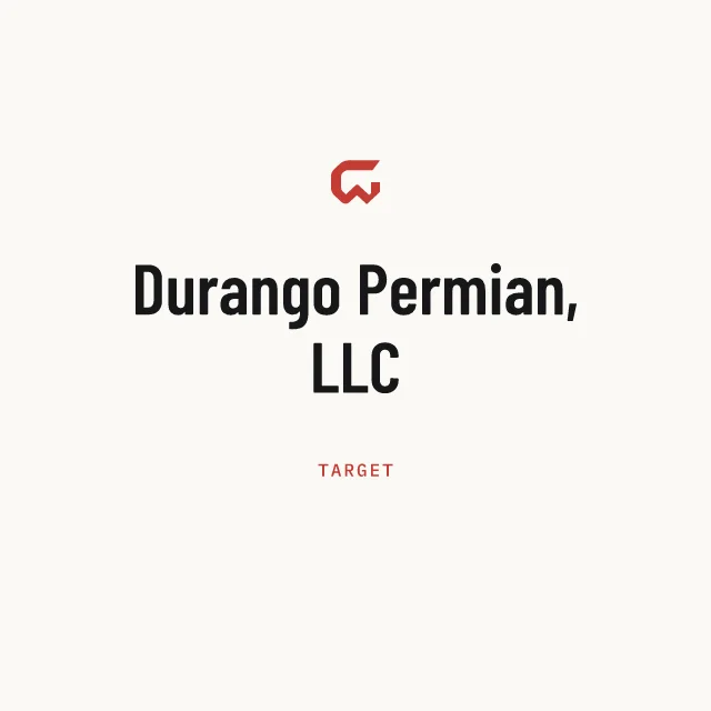 Target: Durango Permian, LLC