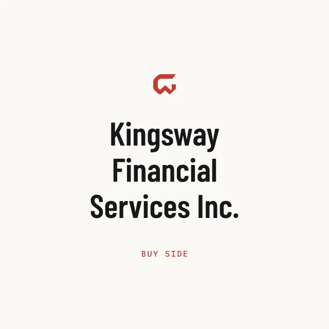 Buy side: Kingsway Financial Services Inc.