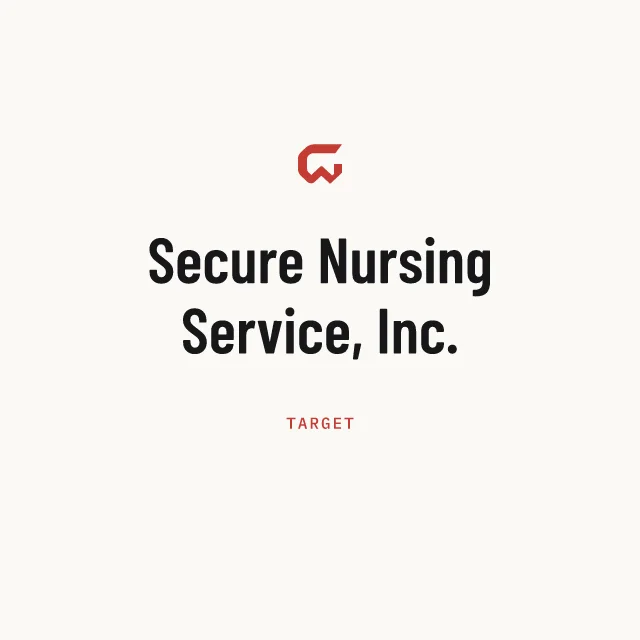 Target: Secure Nursing Service, Inc.