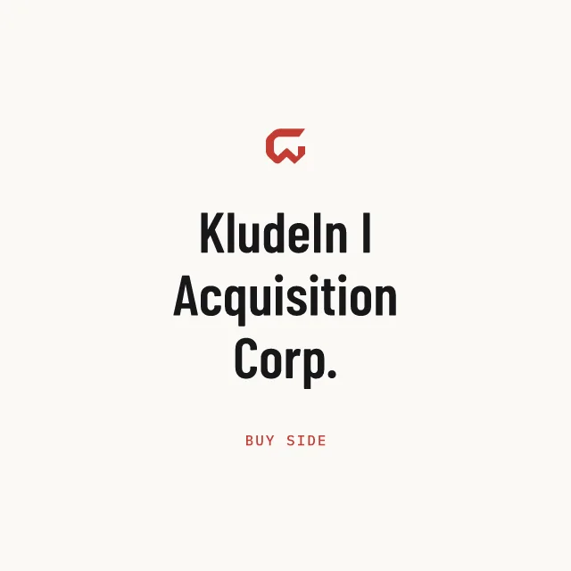Buy side: KludeIn I Acquisition Corp.