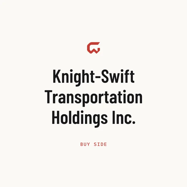 Buy side: Knight-Swift Transportation Holdings Inc.