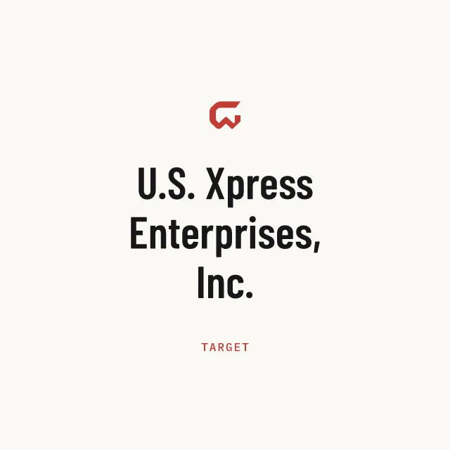 Target: U.S. Xpress Enterprises, Inc.