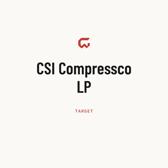 Target: CSI Compressco LP