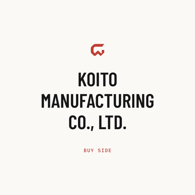 Buy side: KOITO MANUFACTURING CO., LTD.