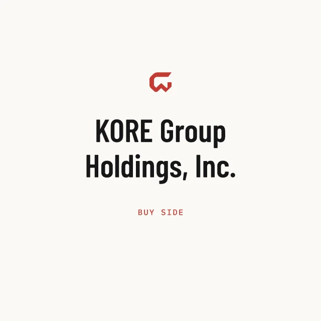 Buy side: KORE Group Holdings, Inc.