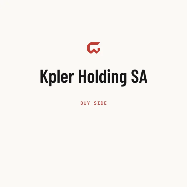 Buy side: Kpler Holding SA