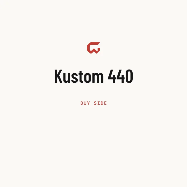 Buy side: Kustom 440