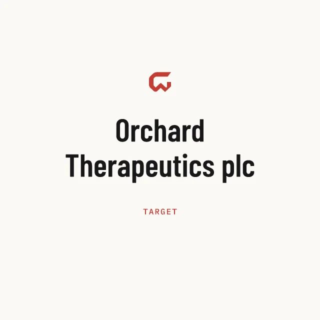 Target: Orchard Therapeutics plc