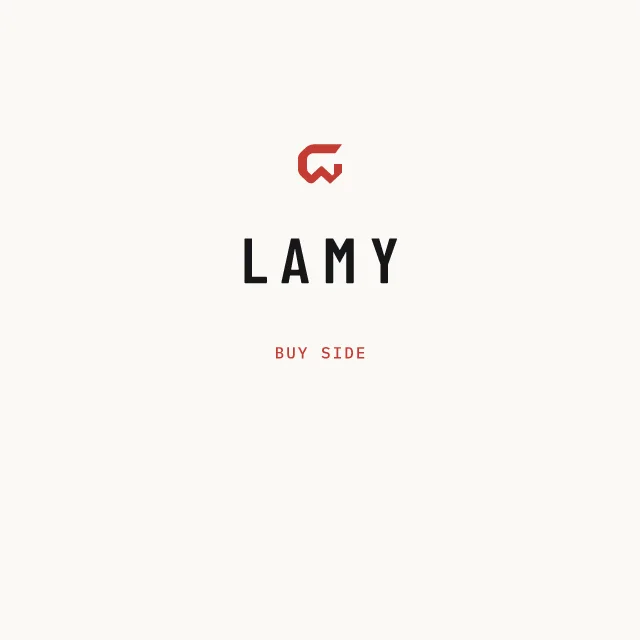 Buy side: L A M Y