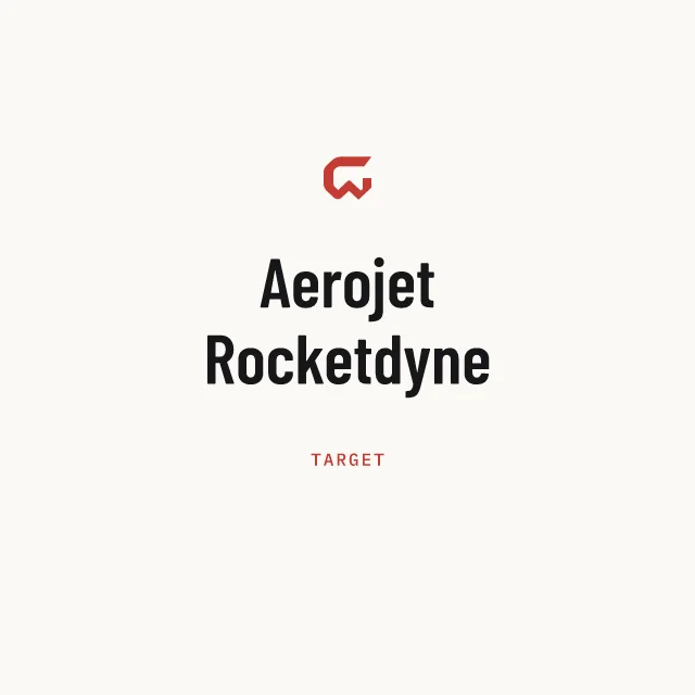 Target: Aerojet Rocketdyne
