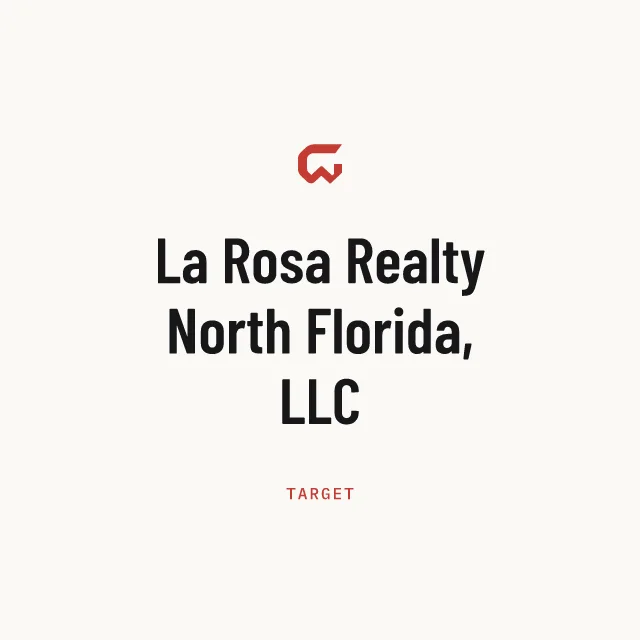 Target: La Rosa Realty North Florida, LLC