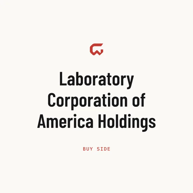 Buy side: Laboratory Corporation of America Holdings