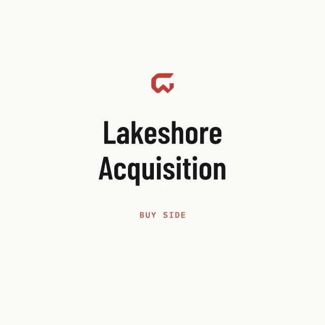 Buy side: Lakeshore Acquisition
