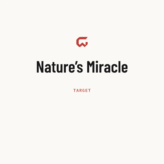 Target: Nature’s Miracle
