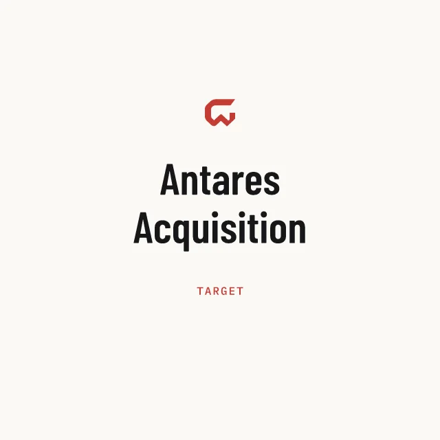 Target: Antares Acquisition