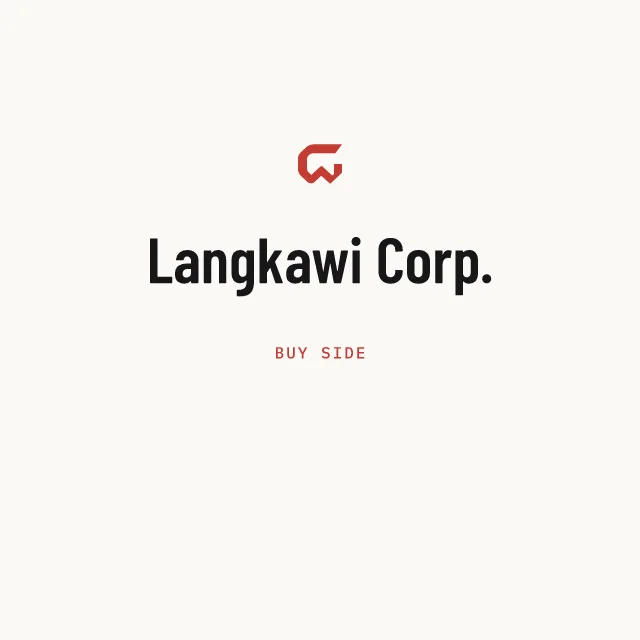 Buy side: Langkawi Corp.