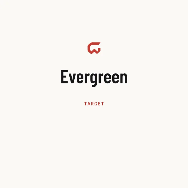 Target: Evergreen