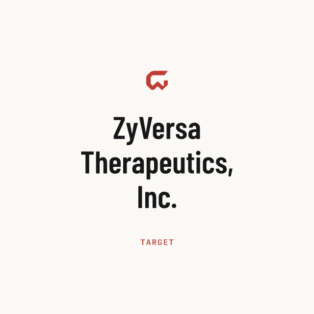 Target: ZyVersa Therapeutics, Inc.